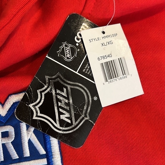 ⭐️ New New York Rangers NHL Hoodie Size XL - Picture 5 of 8